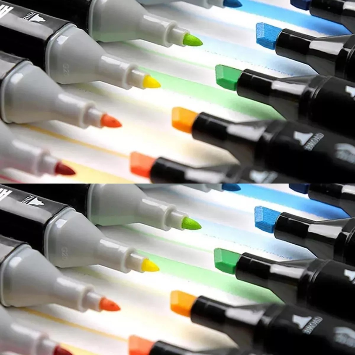 Miniatura 2 de Marcadores Doble Punta 48 piezas